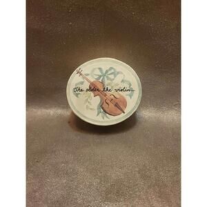Barbara Wilson Watercolor - Oval Paper Trinket Box - Violin - for Two's Company